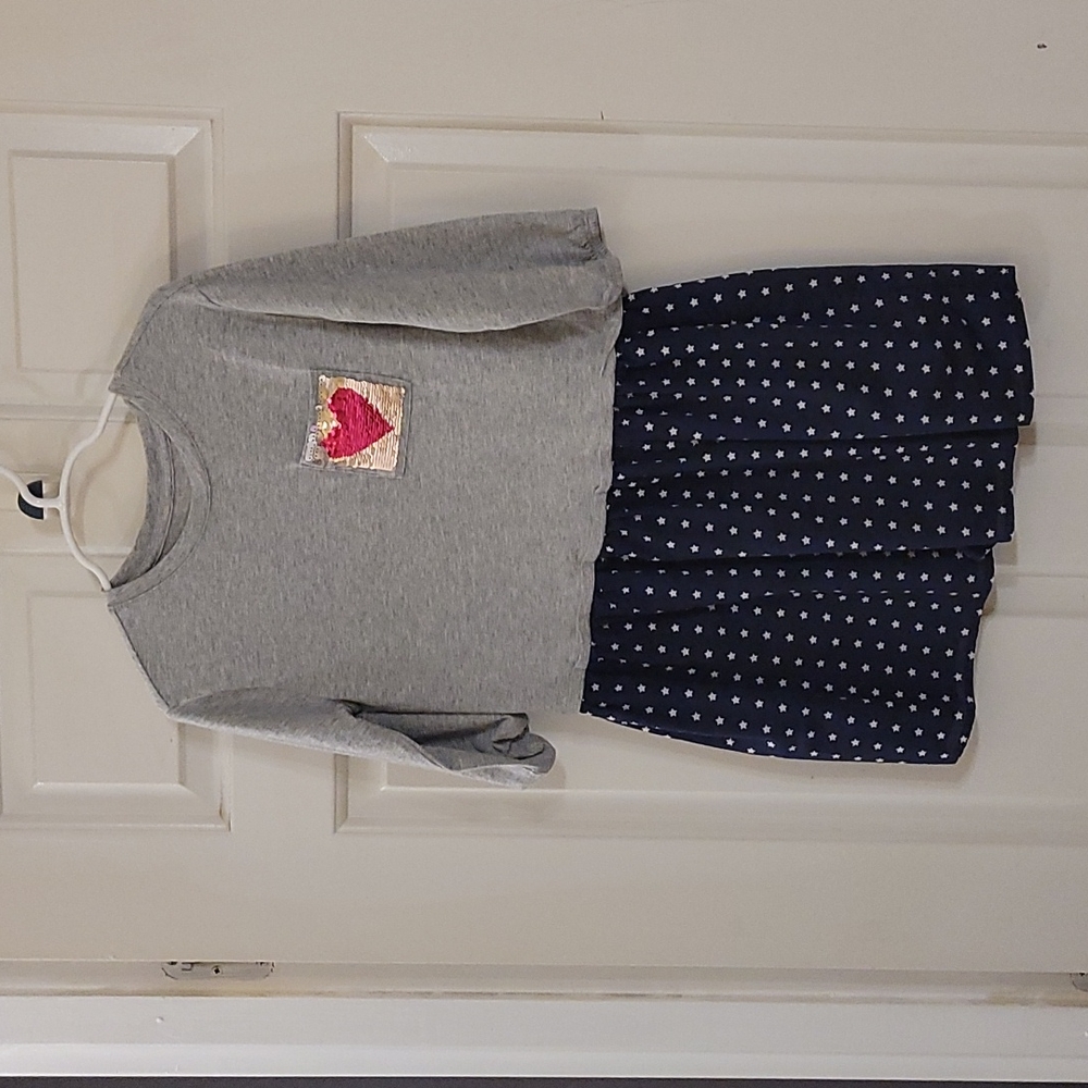 Gap 3/4 sleeve dress with sequin pocket